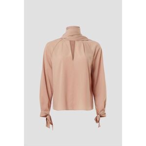 Obando x RTR Beige Wrap Neck Top 🩶